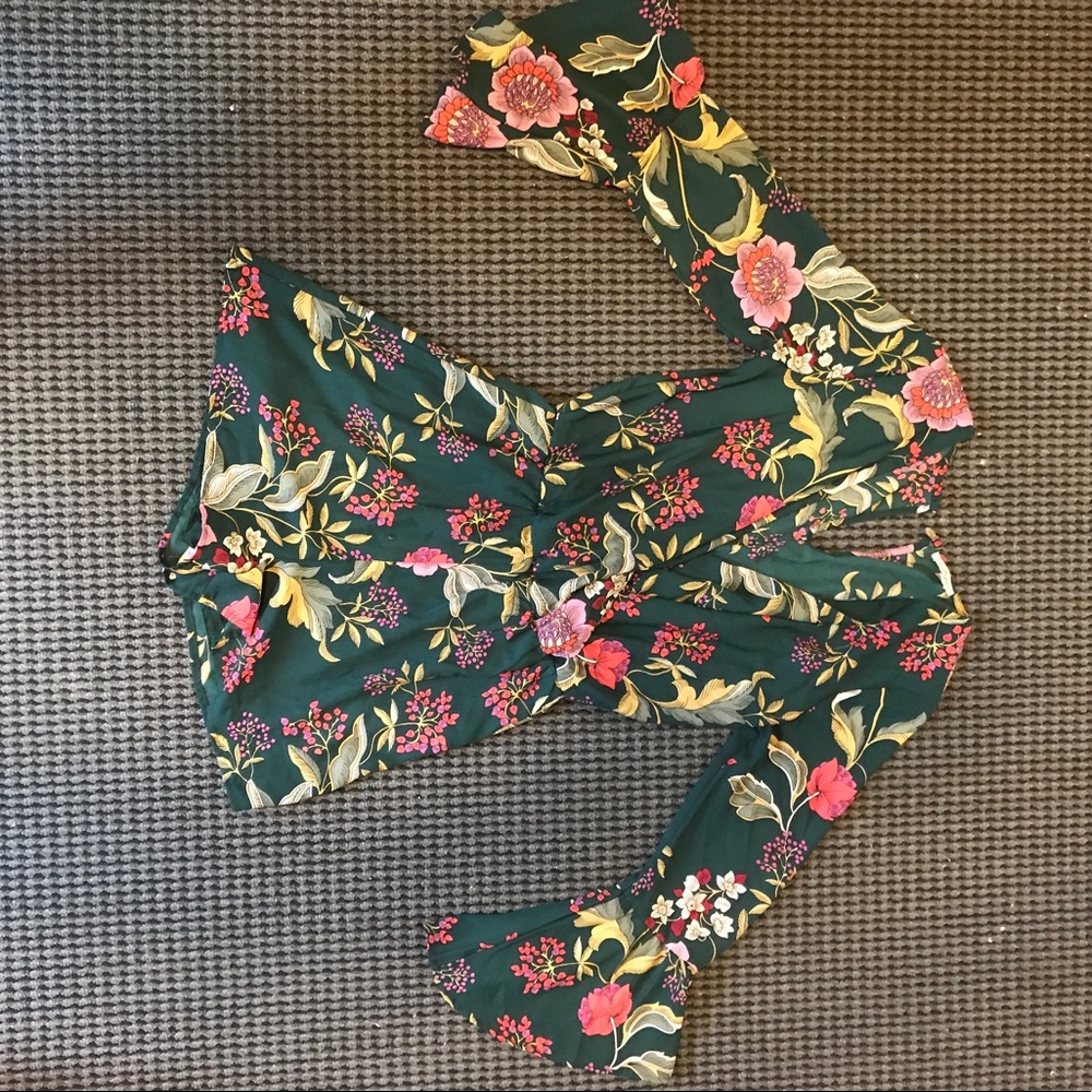 Charlotte Russe V Neck Romper